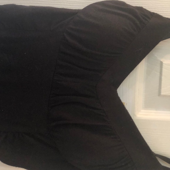 Suzy sheer black padded tank top - Picture 2 of 2